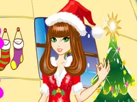 image bg Christmas Girl Dressup