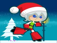 image bg Santa Girl runner
